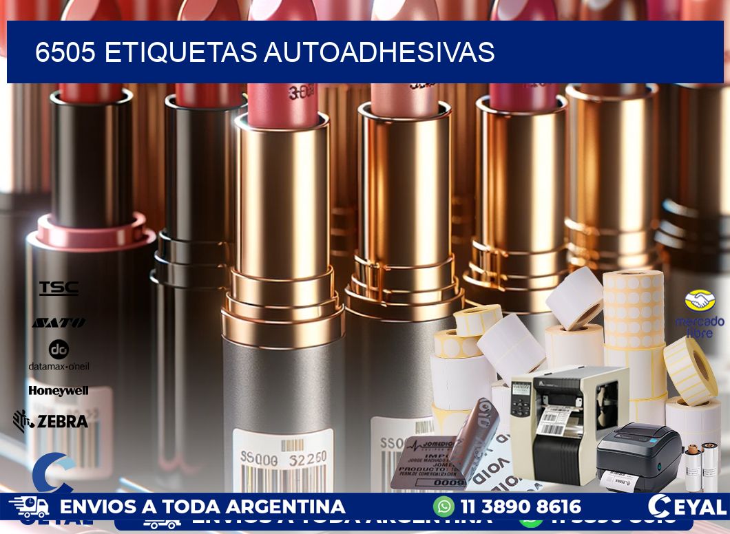 6505 ETIQUETAS AUTOADHESIVAS