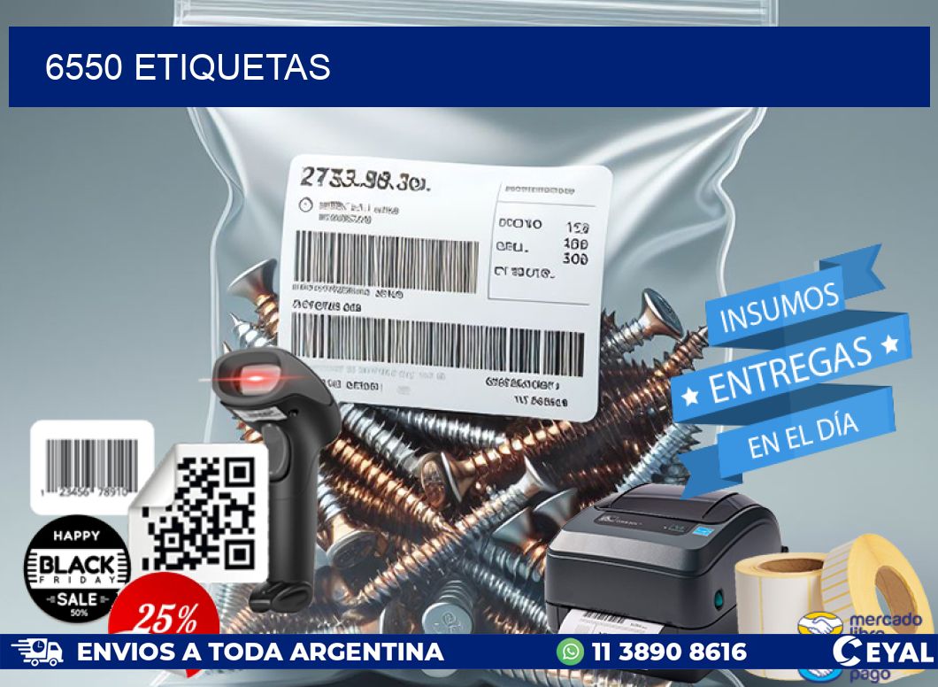 6550 ETIQUETAS