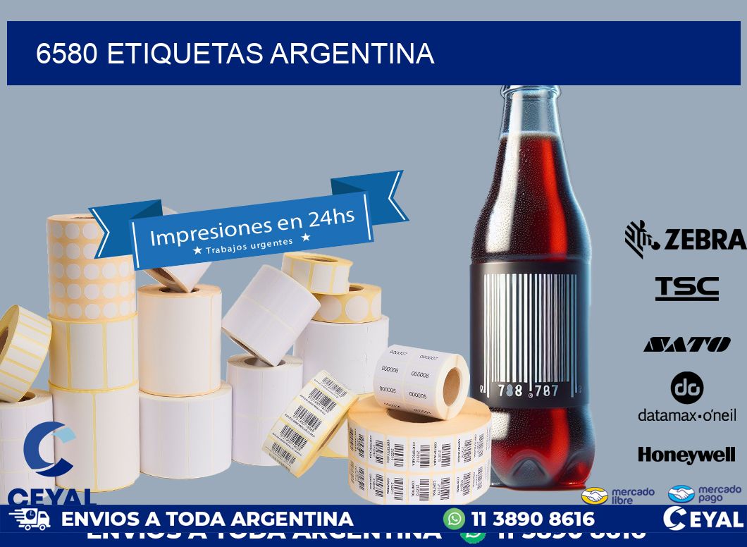 6580 ETIQUETAS ARGENTINA