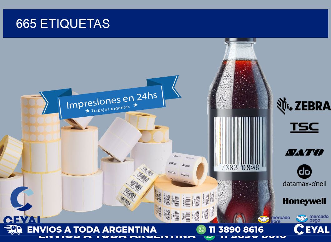 665 ETIQUETAS