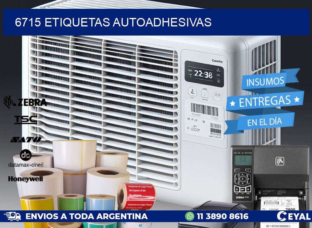 6715 ETIQUETAS AUTOADHESIVAS
