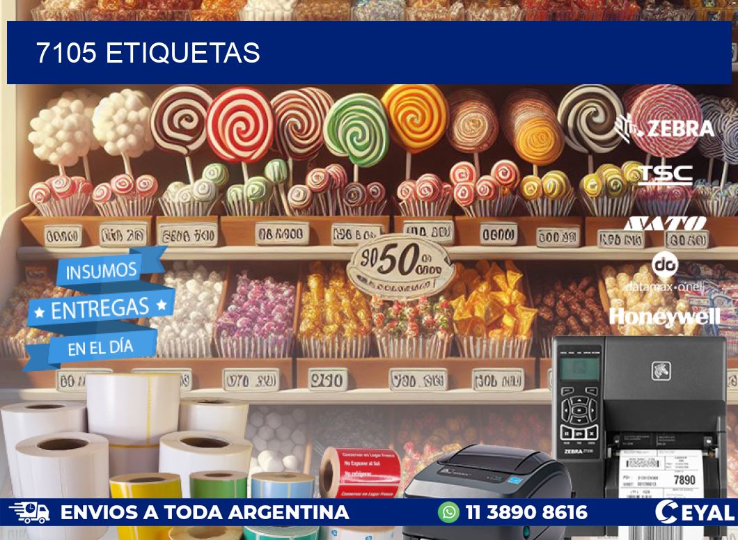 7105 ETIQUETAS