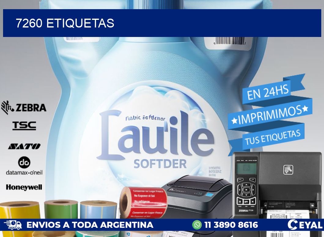 7260 ETIQUETAS