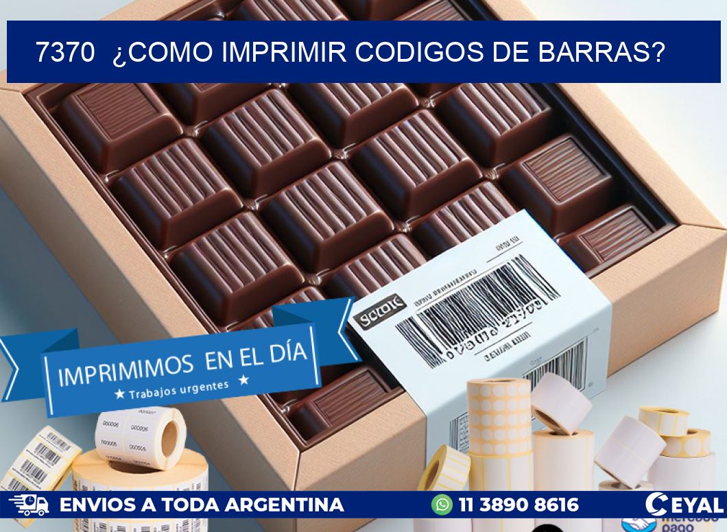 7370 ¿COMO IMPRIMIR CODIGOS DE BARRAS?