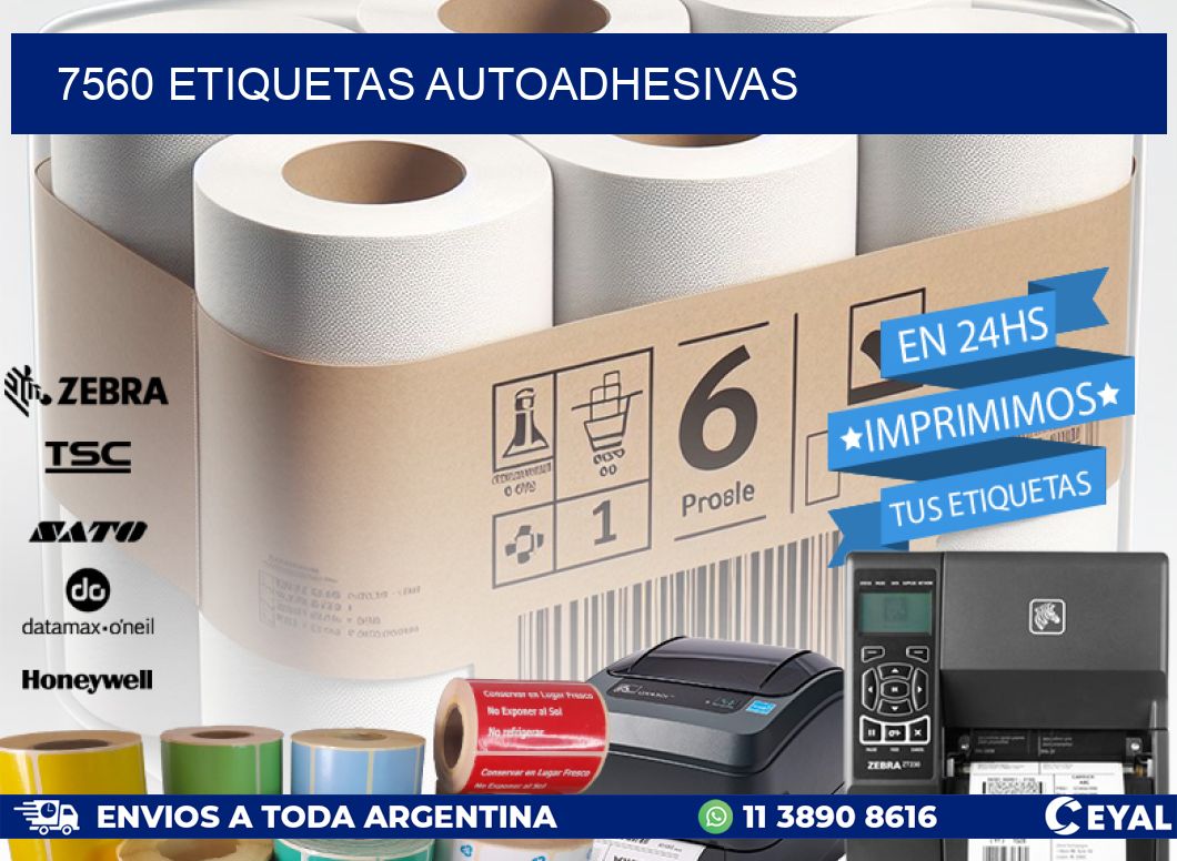7560 ETIQUETAS AUTOADHESIVAS