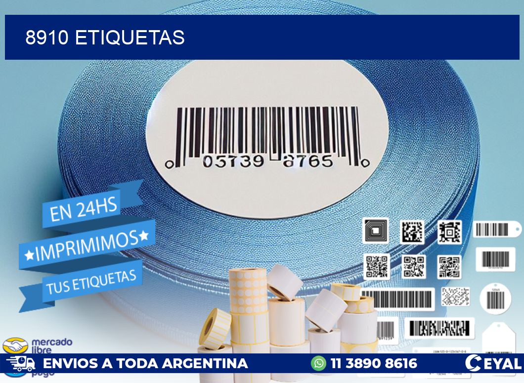 8910 ETIQUETAS