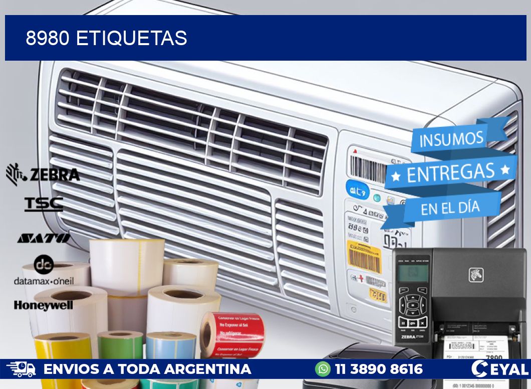 8980 ETIQUETAS