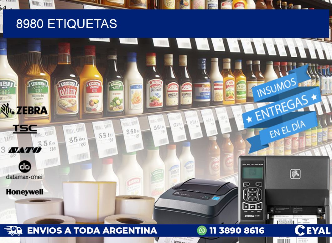 8980 ETIQUETAS