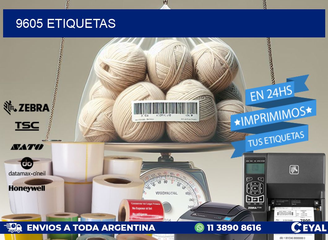 9605 ETIQUETAS