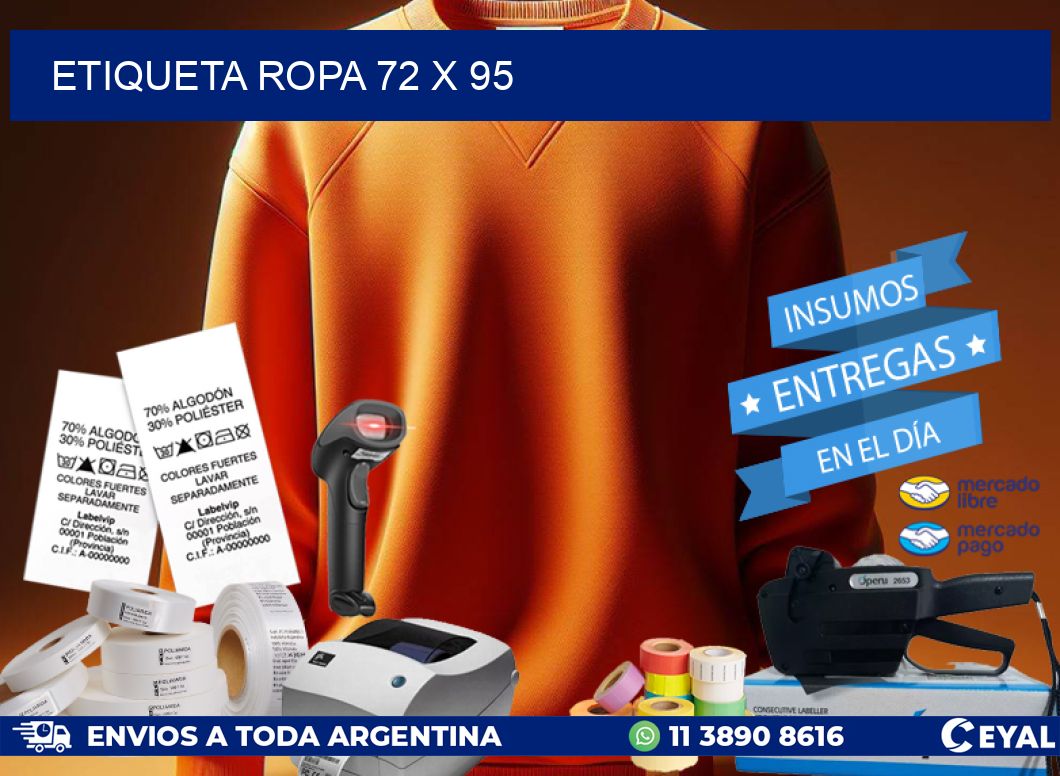 ETIQUETA ROPA 72 x 95