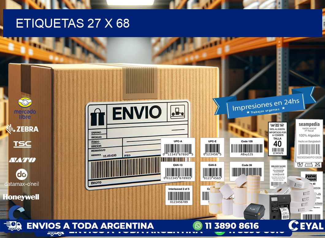 ETIQUETAS 27 x 68