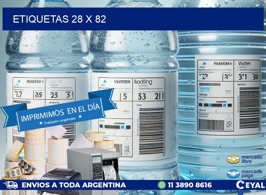 ETIQUETAS 28 x 82