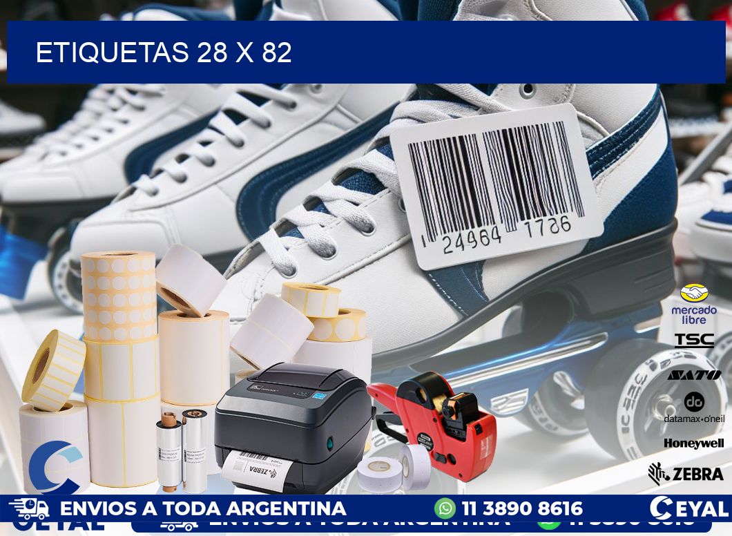 ETIQUETAS 28 x 82
