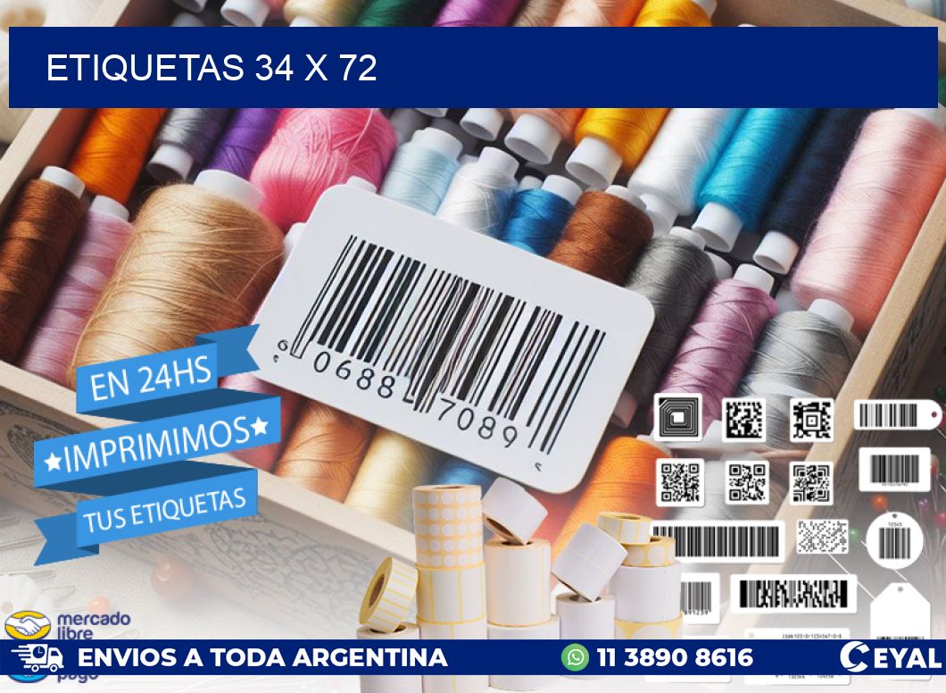 ETIQUETAS 34 x 72