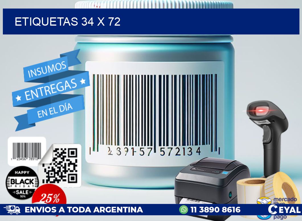 ETIQUETAS 34 x 72