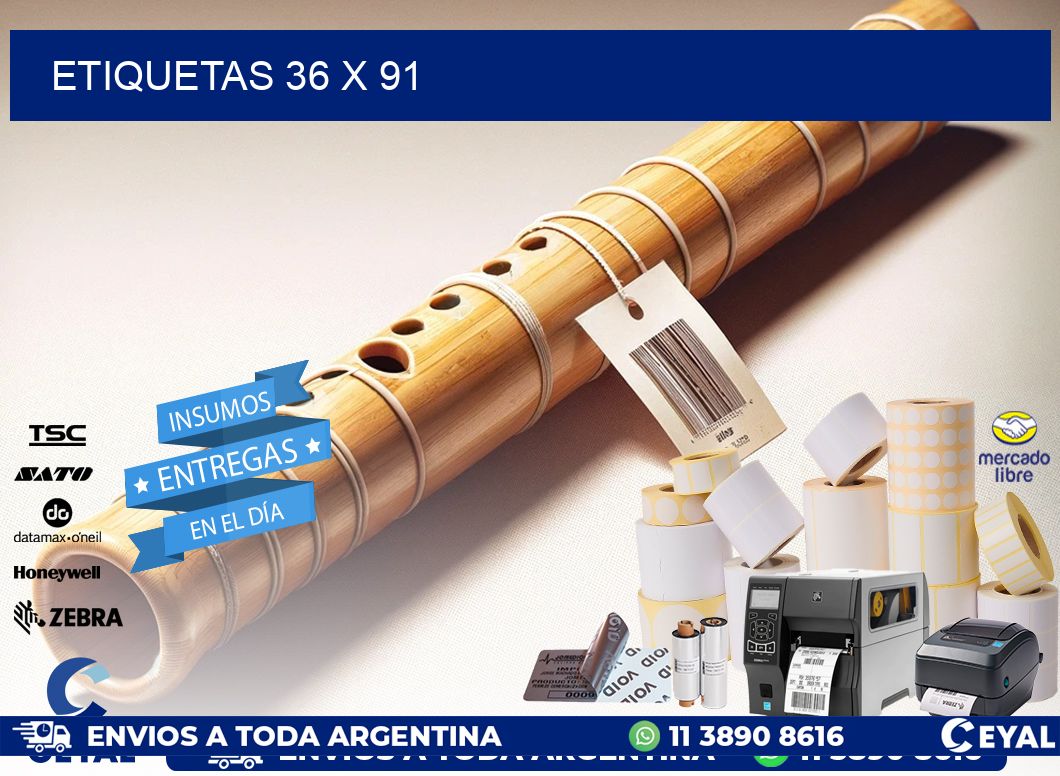 ETIQUETAS 36 x 91