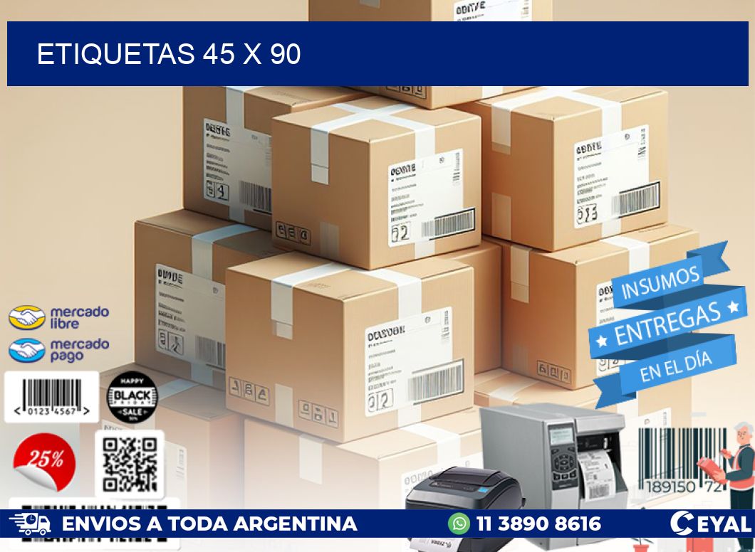 ETIQUETAS 45 x 90