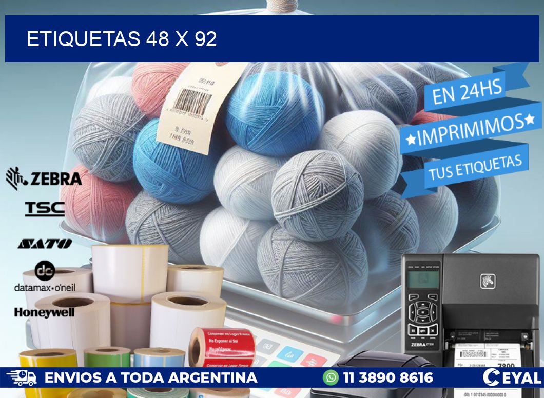 ETIQUETAS 48 x 92