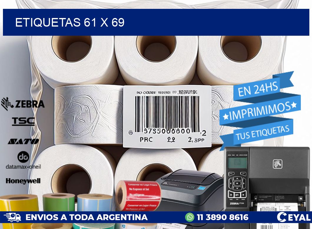 ETIQUETAS 61 x 69