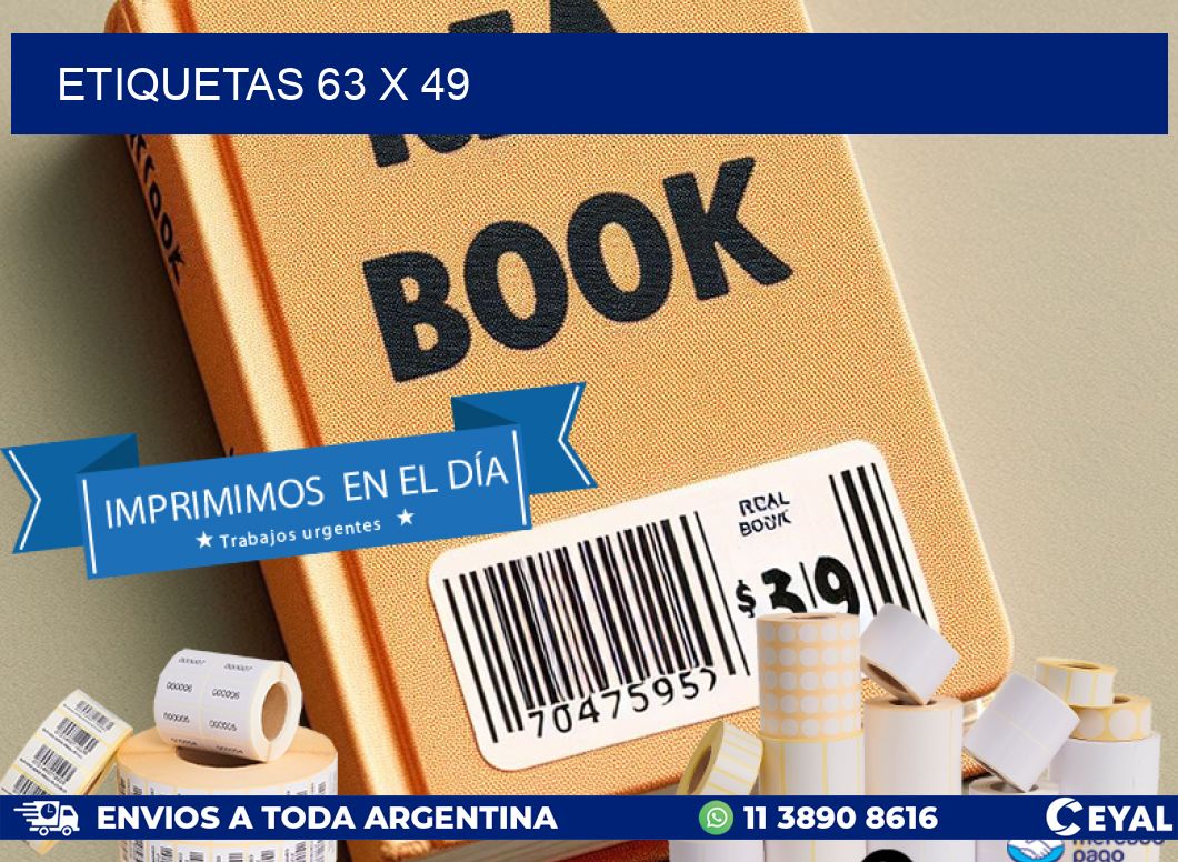 ETIQUETAS 63 x 49