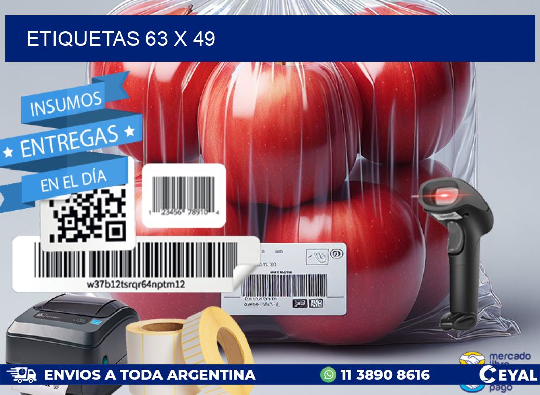 ETIQUETAS 63 x 49