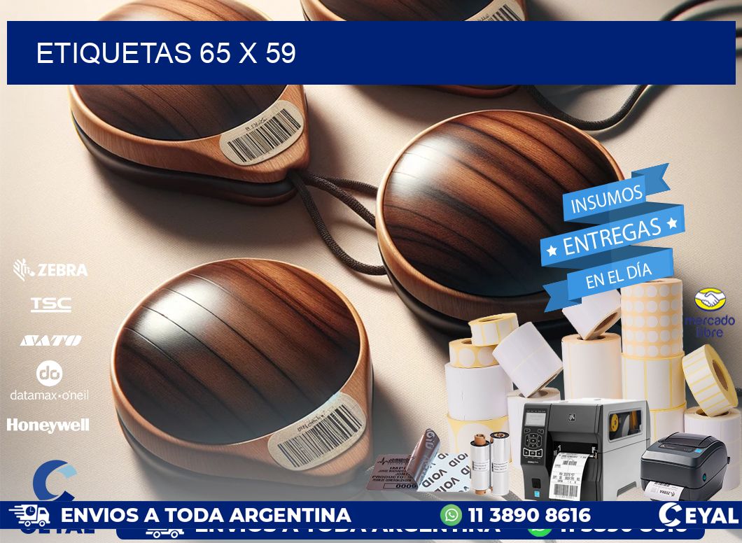 ETIQUETAS 65 x 59