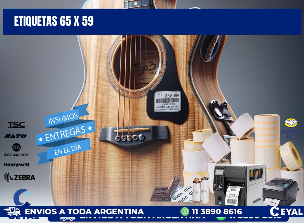 ETIQUETAS 65 x 59