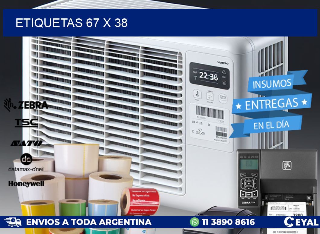 ETIQUETAS 67 x 38