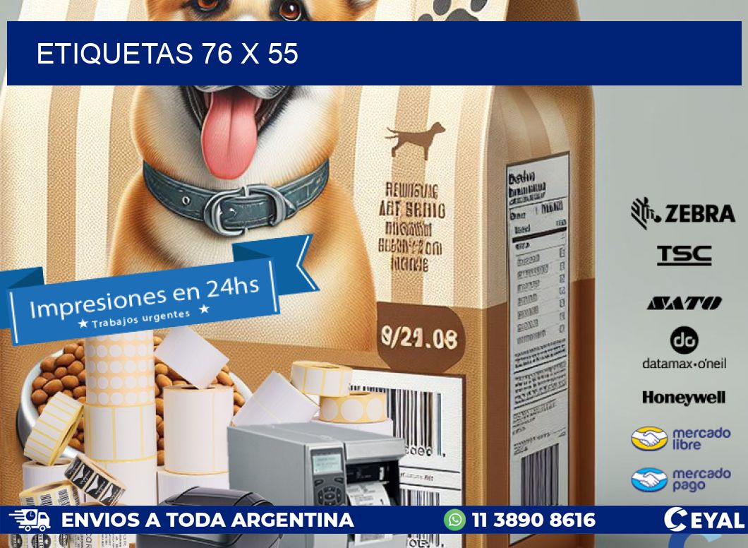 ETIQUETAS 76 x 55