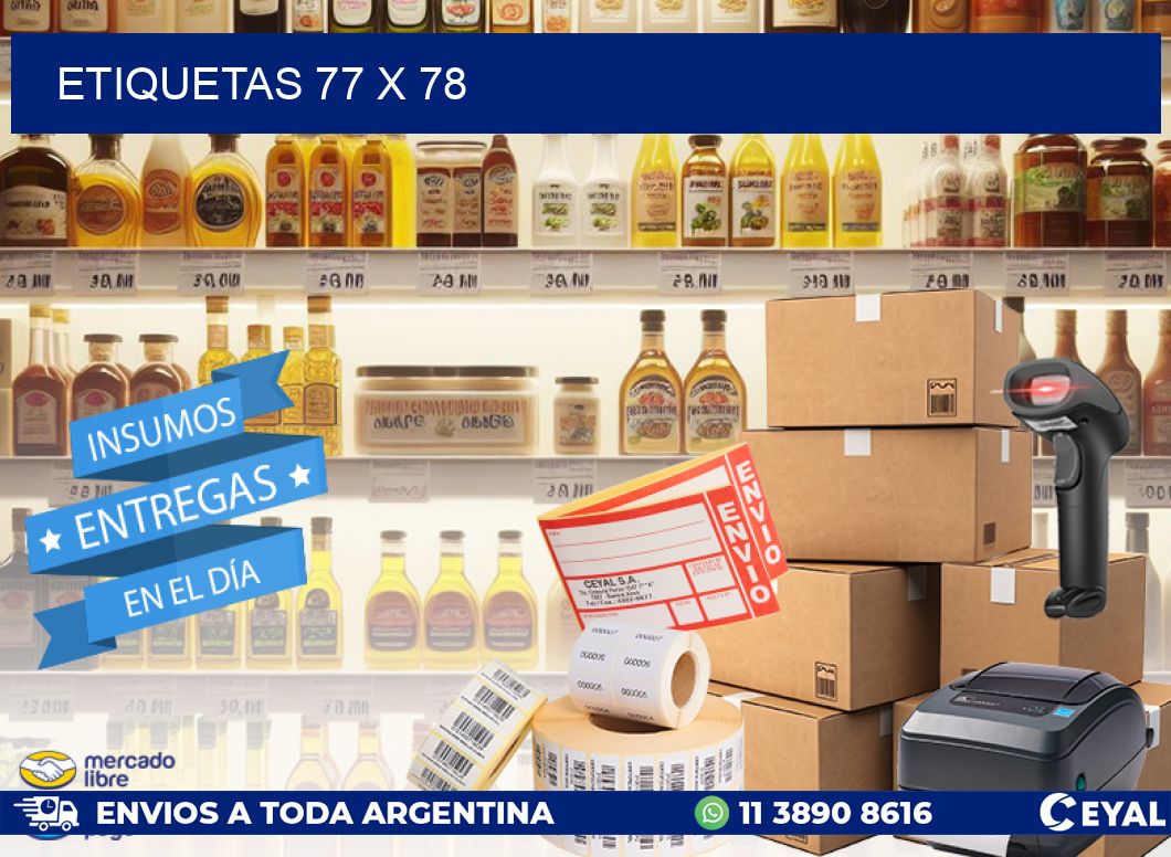 ETIQUETAS 77 x 78