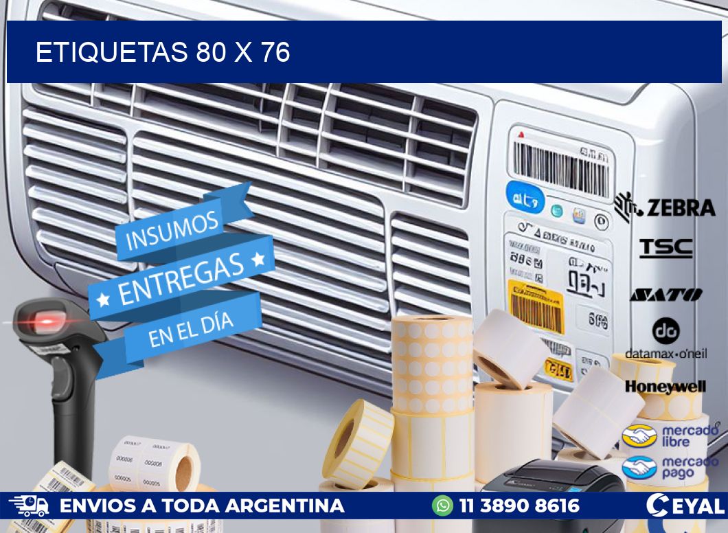 ETIQUETAS 80 x 76