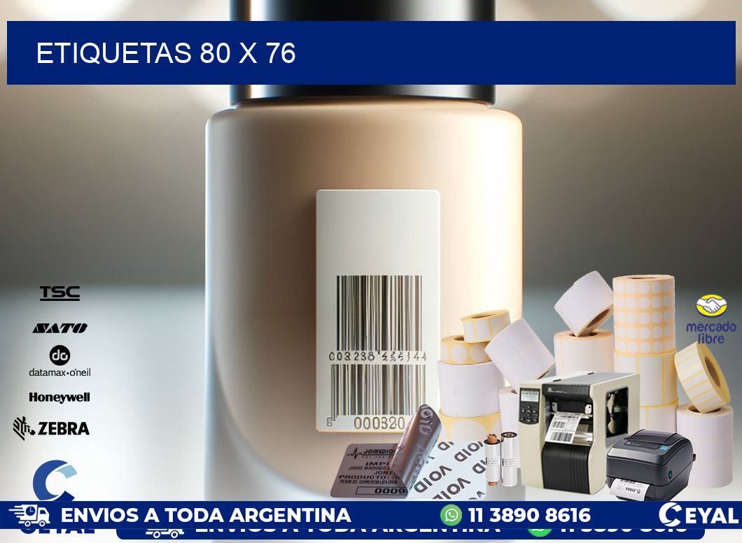ETIQUETAS 80 x 76