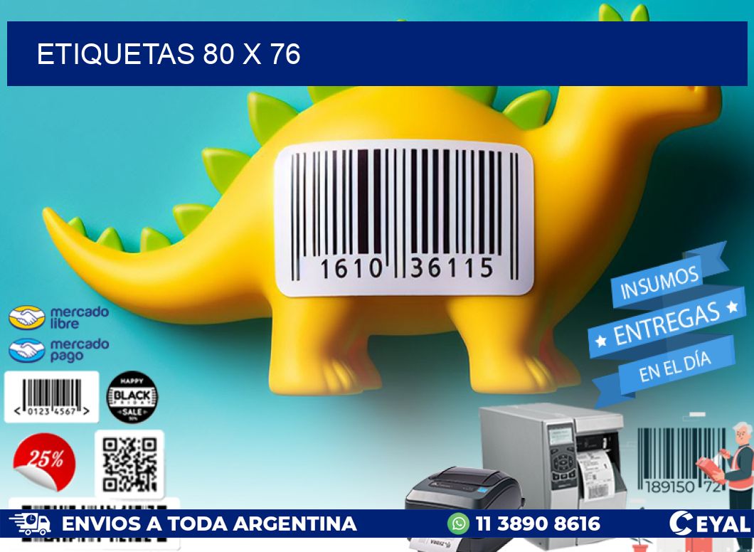ETIQUETAS 80 x 76