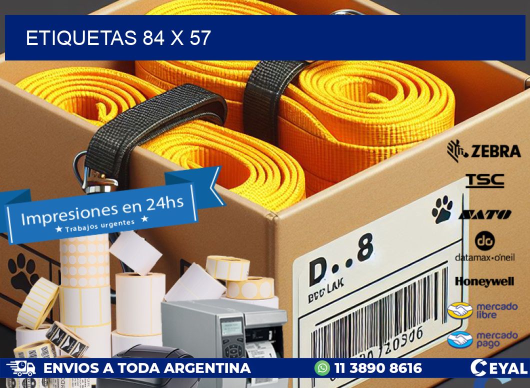 ETIQUETAS 84 x 57