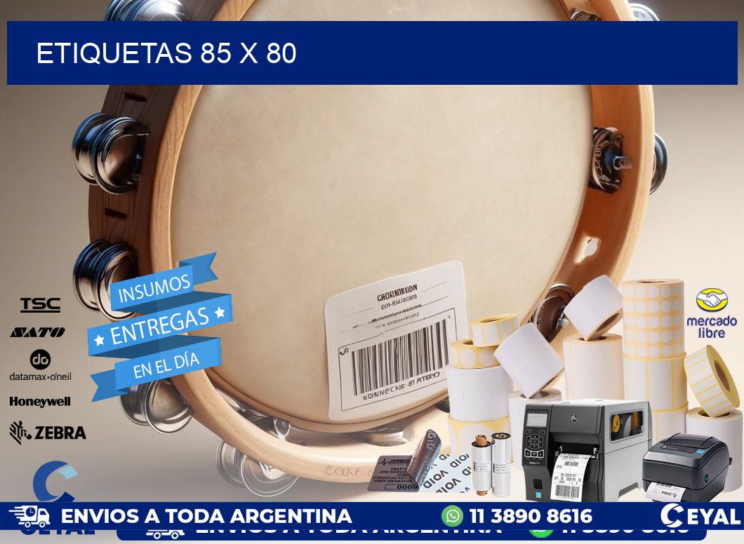 ETIQUETAS 85 x 80