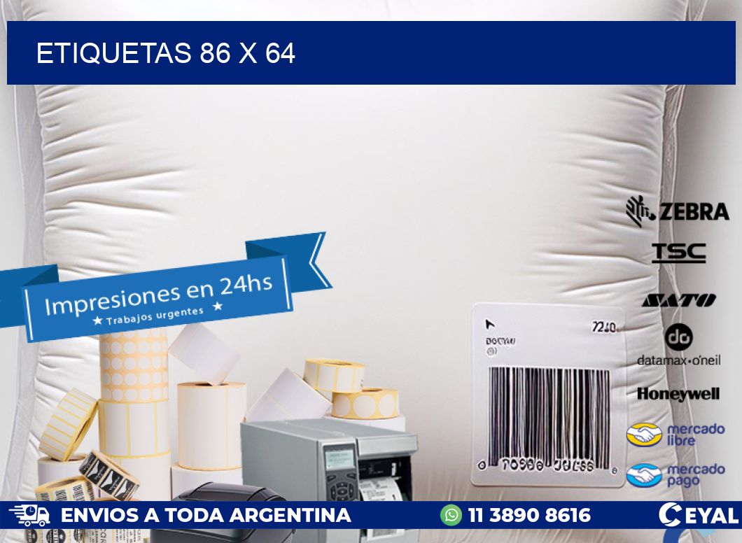 ETIQUETAS 86 x 64
