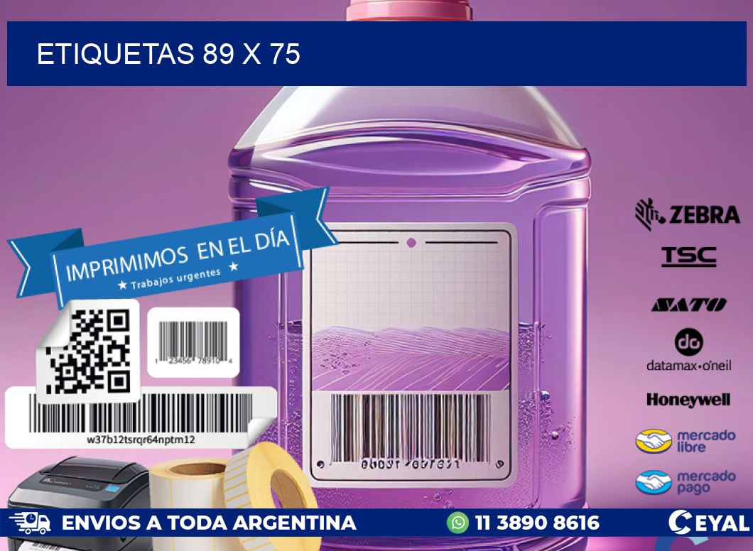 ETIQUETAS 89 x 75