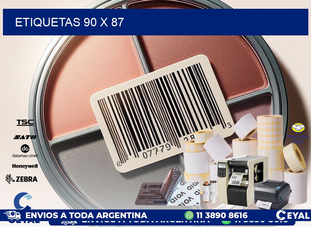 ETIQUETAS 90 x 87