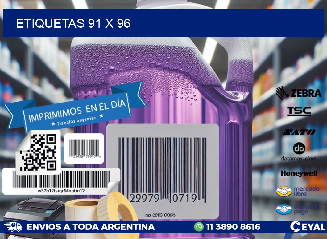 ETIQUETAS 91 x 96