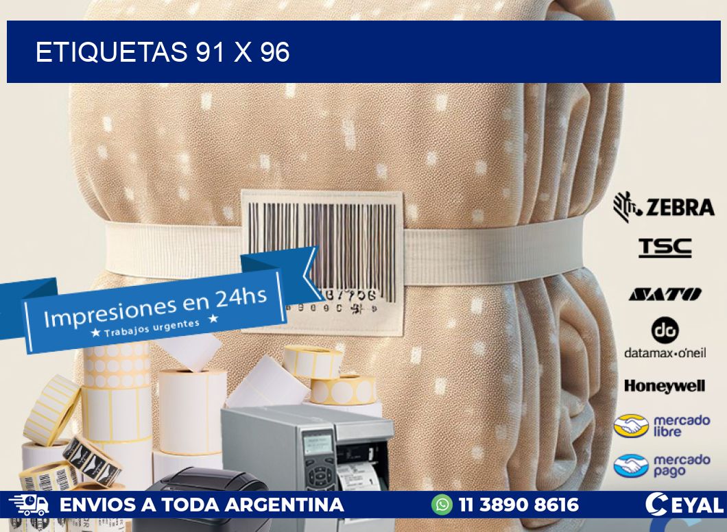 ETIQUETAS 91 x 96
