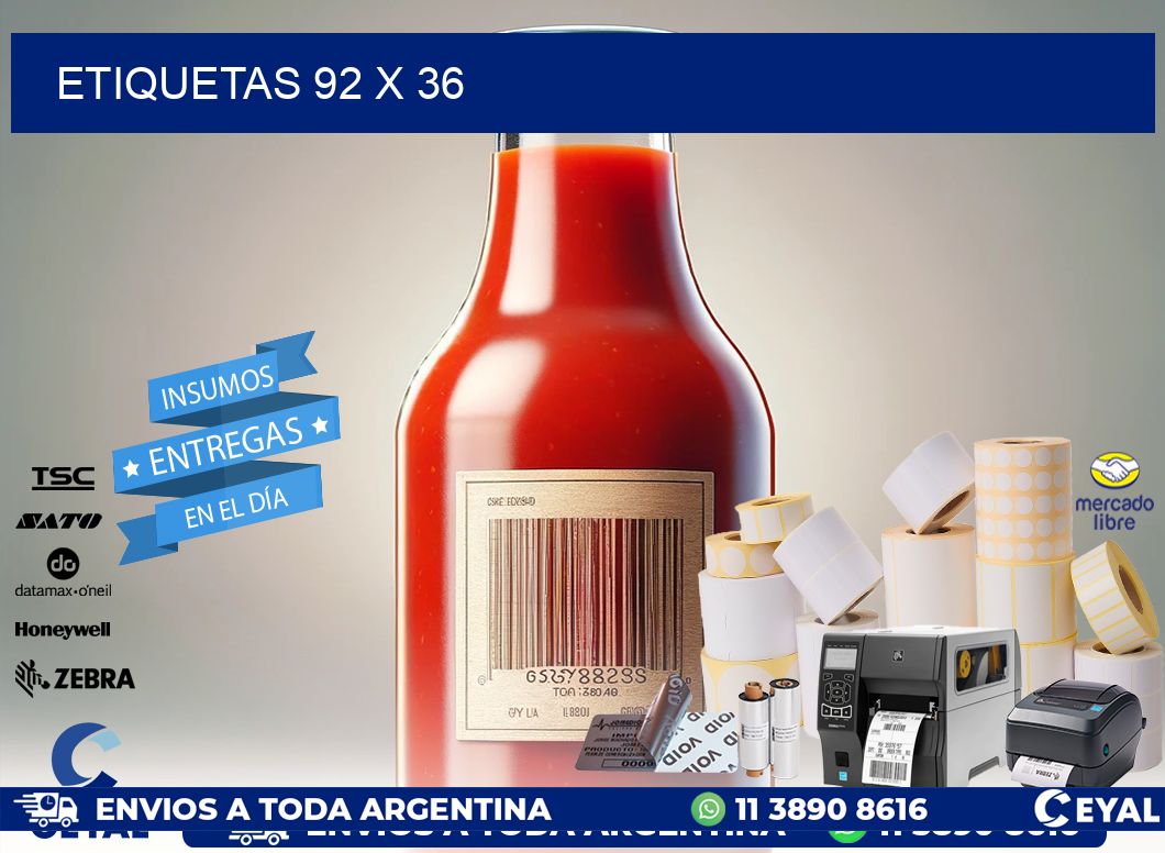 ETIQUETAS 92 x 36