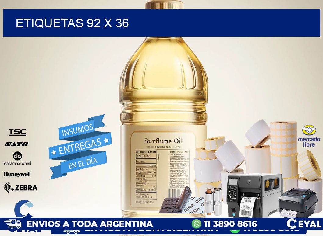 ETIQUETAS 92 x 36