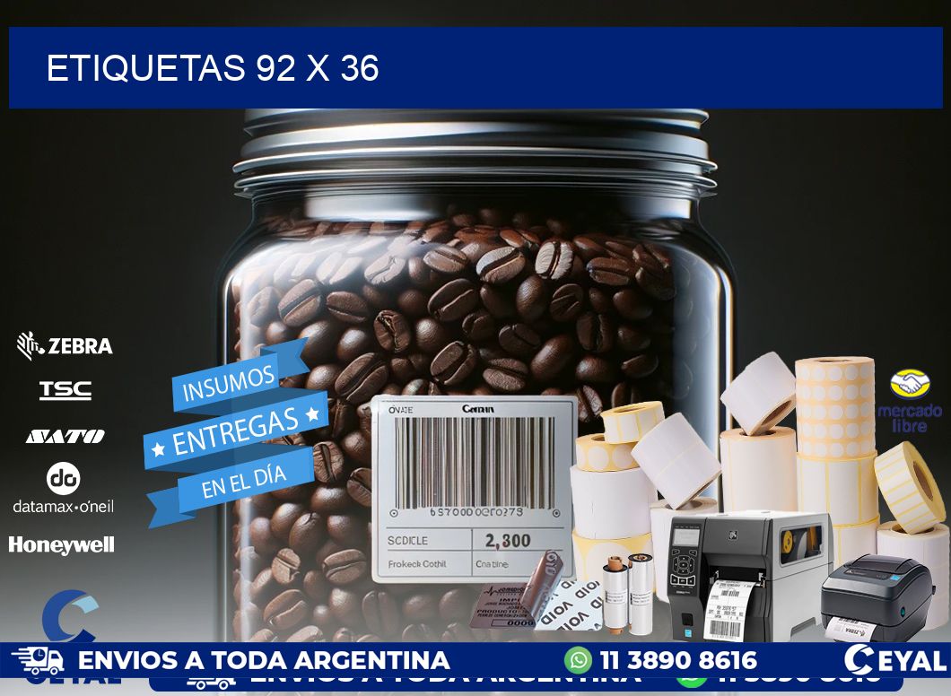 ETIQUETAS 92 x 36