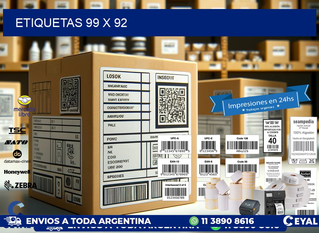ETIQUETAS 99 x 92