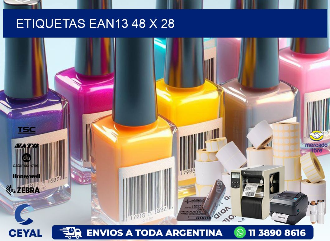ETIQUETAS EAN13 48 x 28