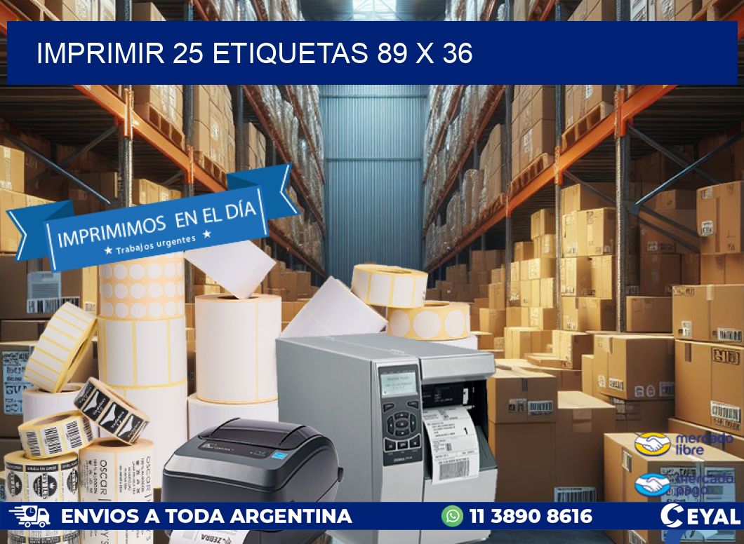 IMPRIMIR 25 ETIQUETAS 89 x 36