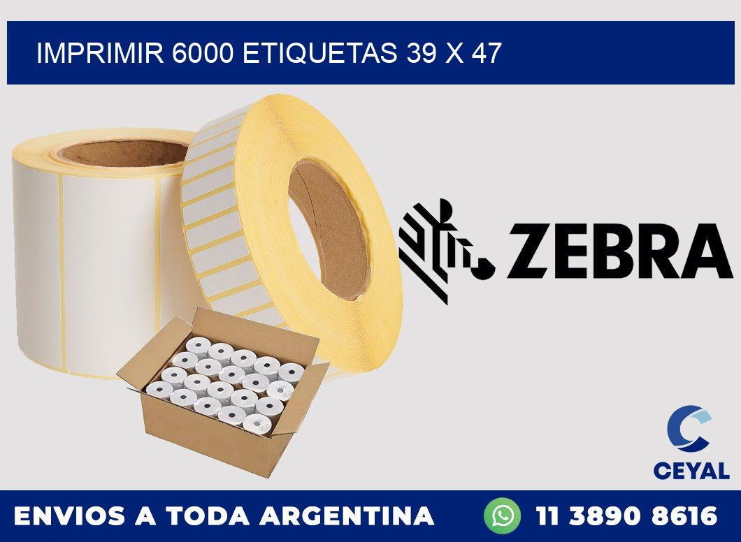 IMPRIMIR 6000 ETIQUETAS 39 x 47