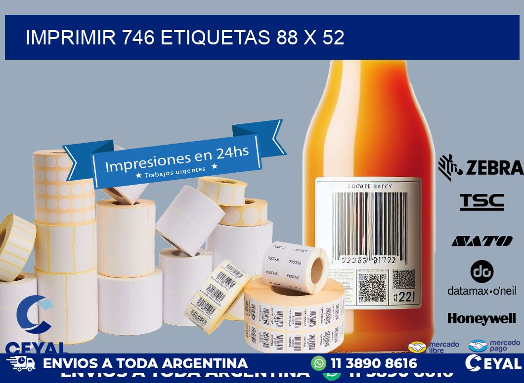 IMPRIMIR 746 ETIQUETAS 88 x 52