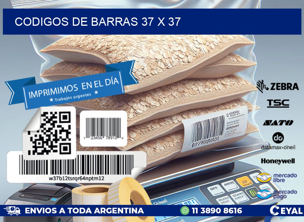 codigos de barras 37 x 37