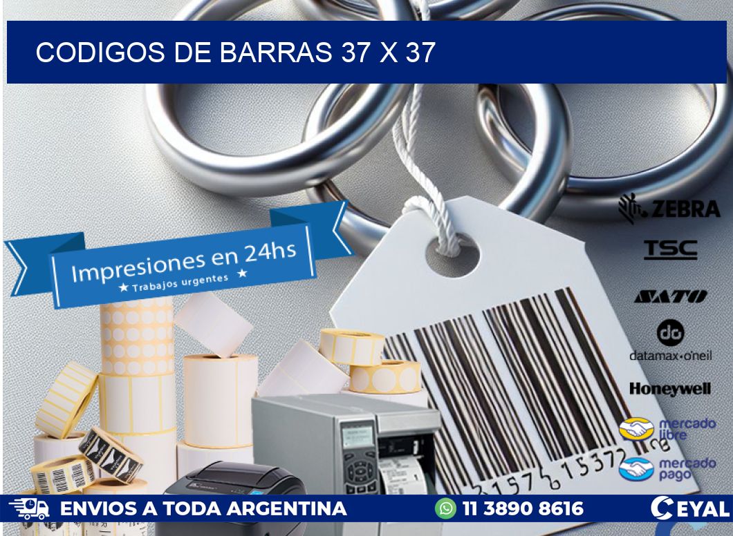 codigos de barras 37 x 37